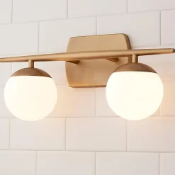 Linear Globe Vanity Light - 2 Light
