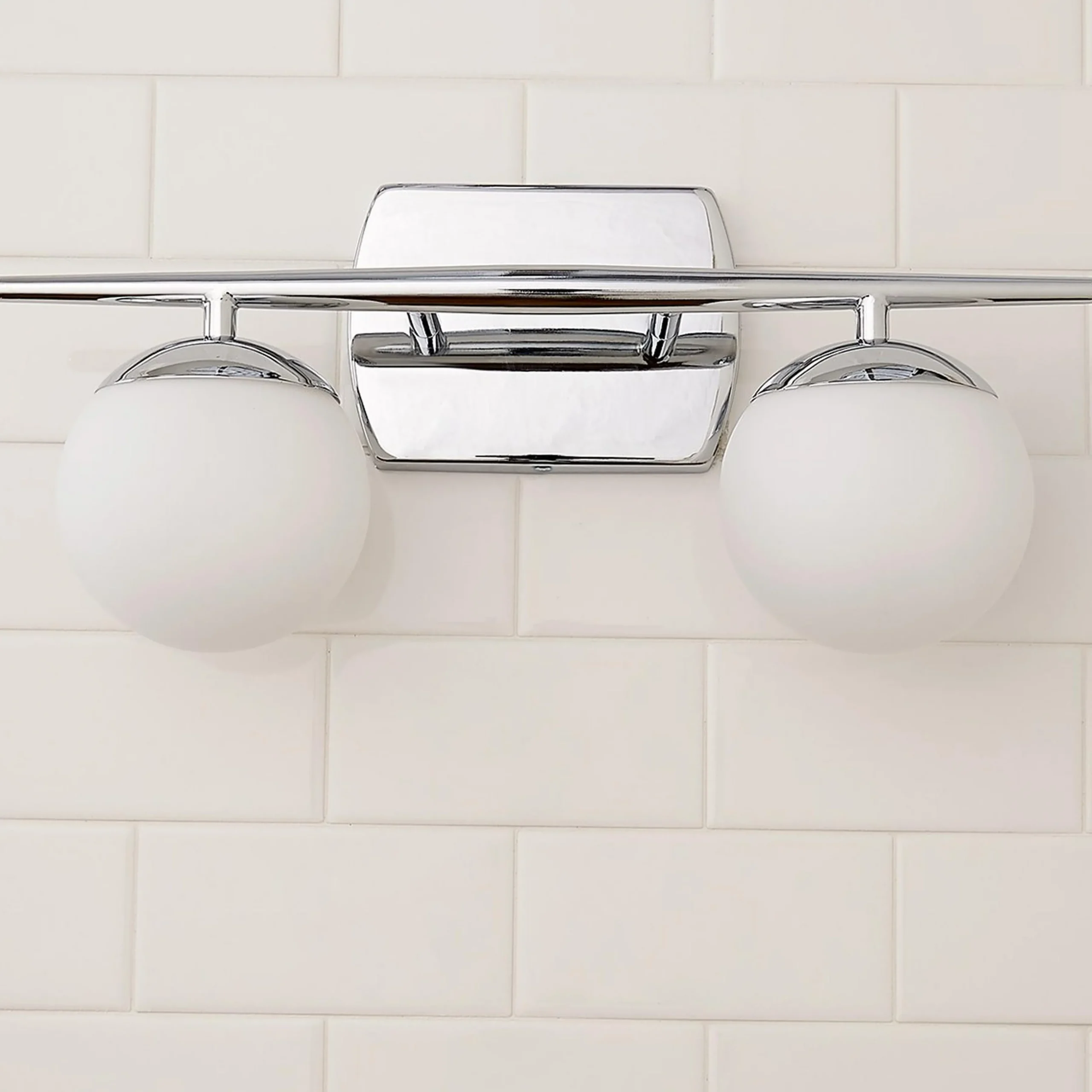 Linear Globe Vanity Light - 2 Light