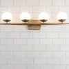 Linear Globe Vanity Light - 4 Light