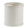 4" Linen Drum Chandelier Shade