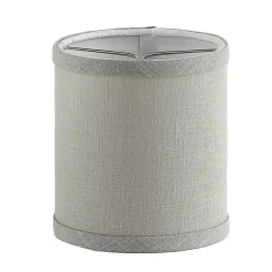4" Linen Drum Chandelier Shade
