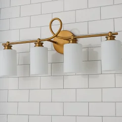 Looped Arm Vanity Light - 4 Light