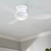 44" Low Ceiling LED Scoop Fan