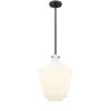 Lowell Pendant - White Glass