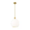 Luceren Pendant - Milk Glass