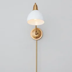 Lunar Luxe Library Swing Arm Sconce