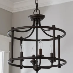 Lustre en Transition Convertible Lantern