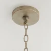 Luxe Patina Metal Drum Shade Pendant - Large