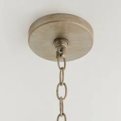 Luxe Patina Metal Drum Shade Pendant - Large
