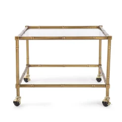 Mahajanga Rolling Side Table