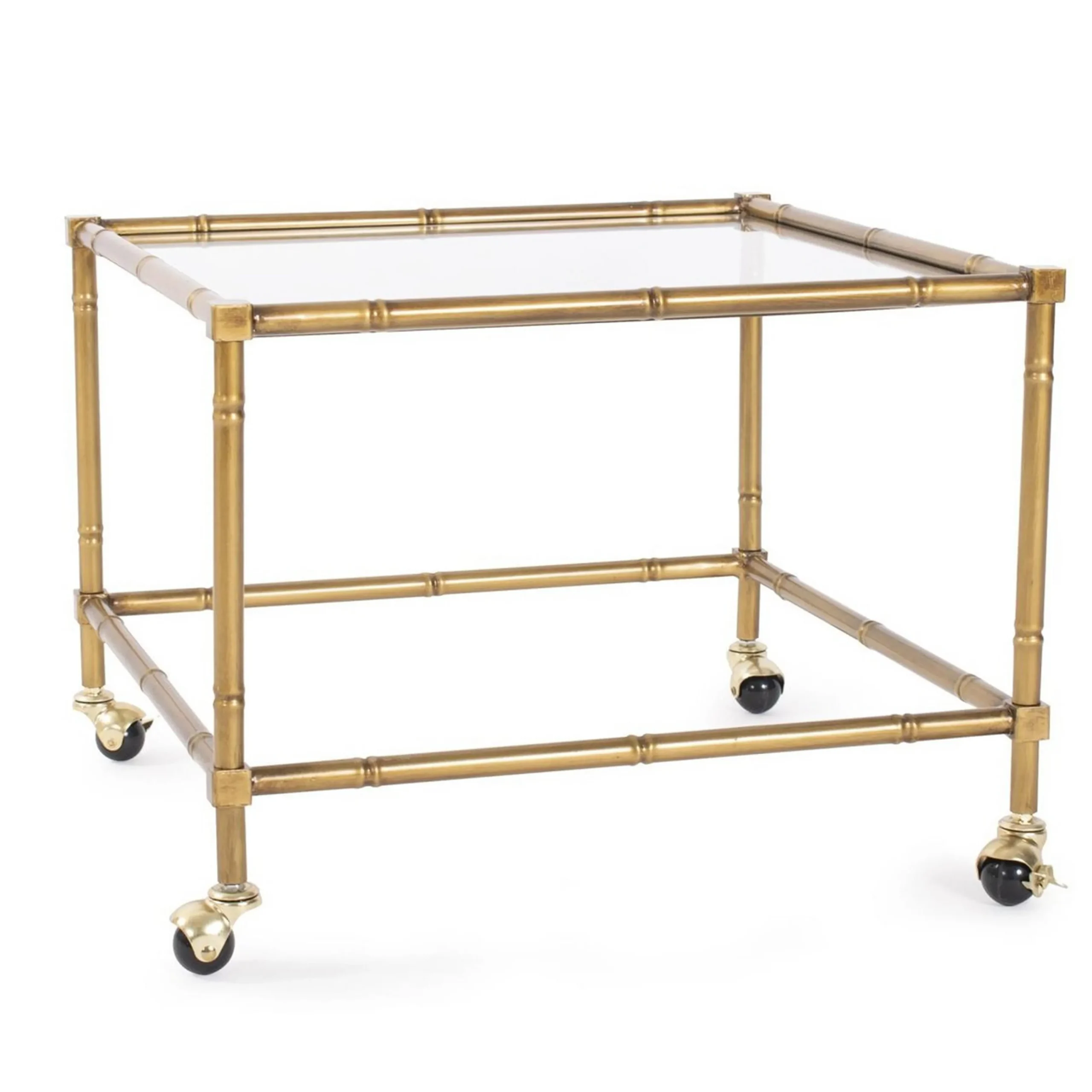 Mahajanga Rolling Side Table