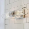 Malika Clear Glass Bath Sconce - 2 Light