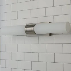 Malika Opal Glass Bath Sconce - 2 Light
