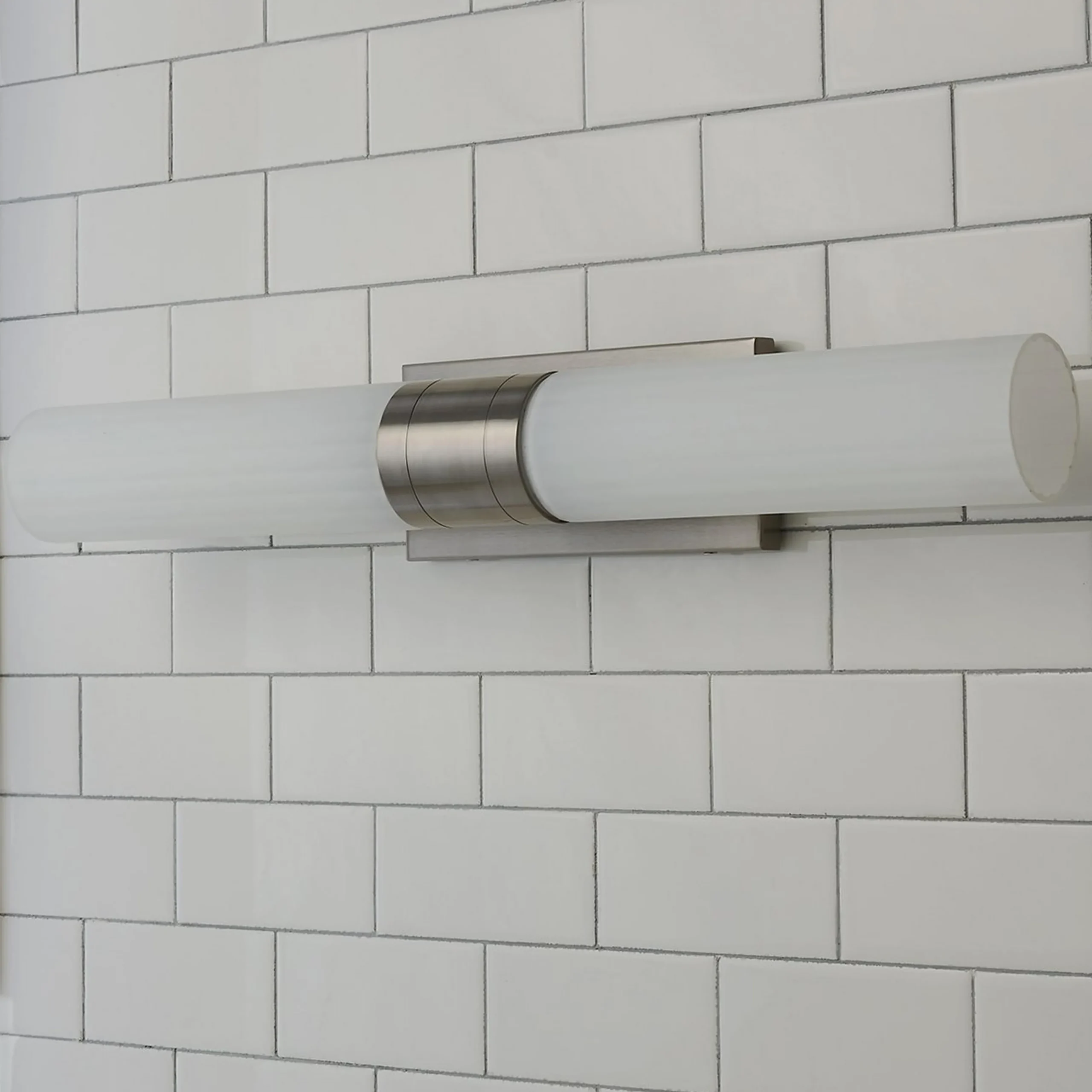 Malika Opal Glass Bath Sconce - 2 Light