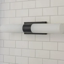 Malika Opal Glass Bath Sconce - 2 Light