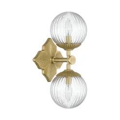 Manet Clear Bath Sconce - 2 Light