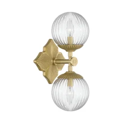 Manet Clear Bath Sconce - 2 Light