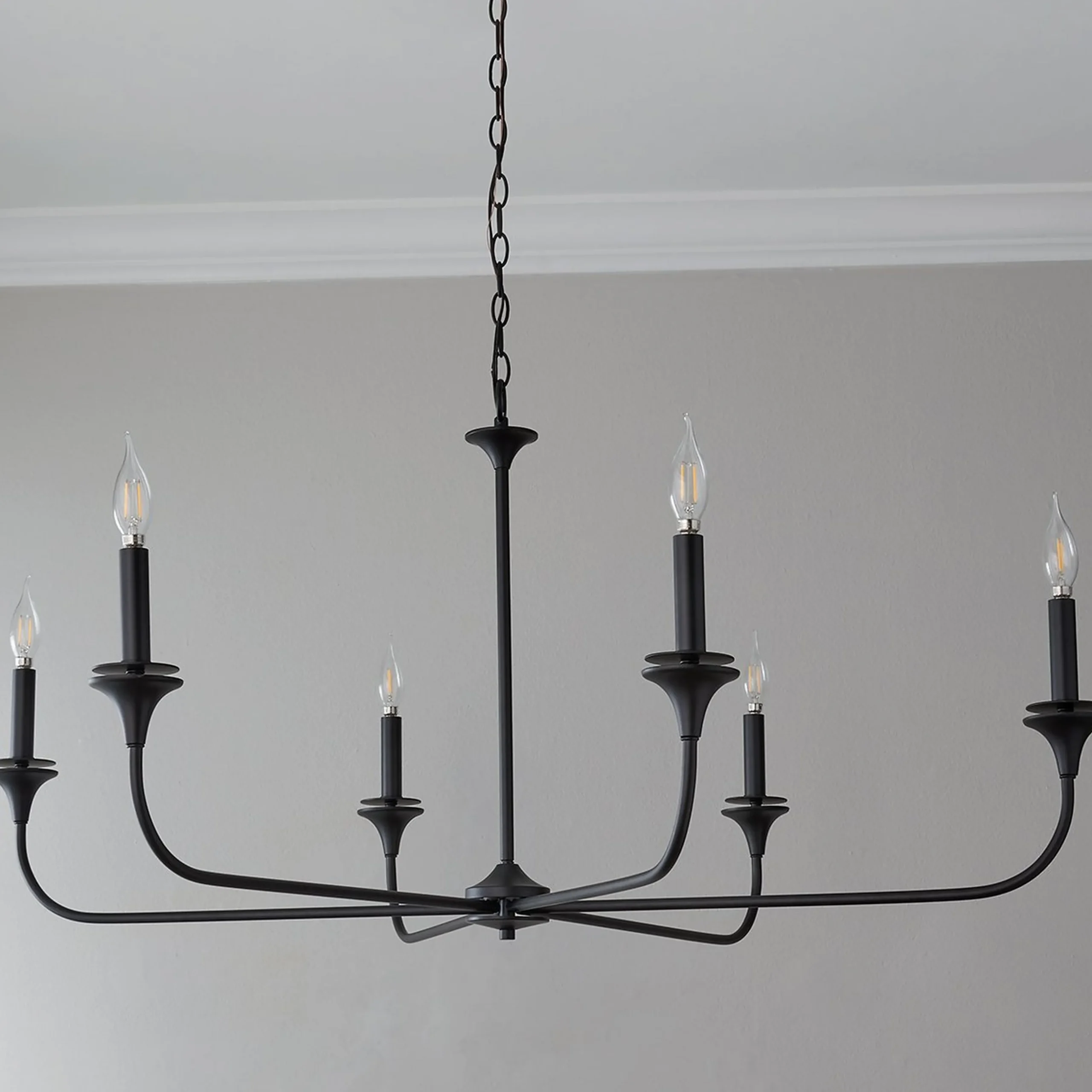 Mayhue Chandelier - 6 Light