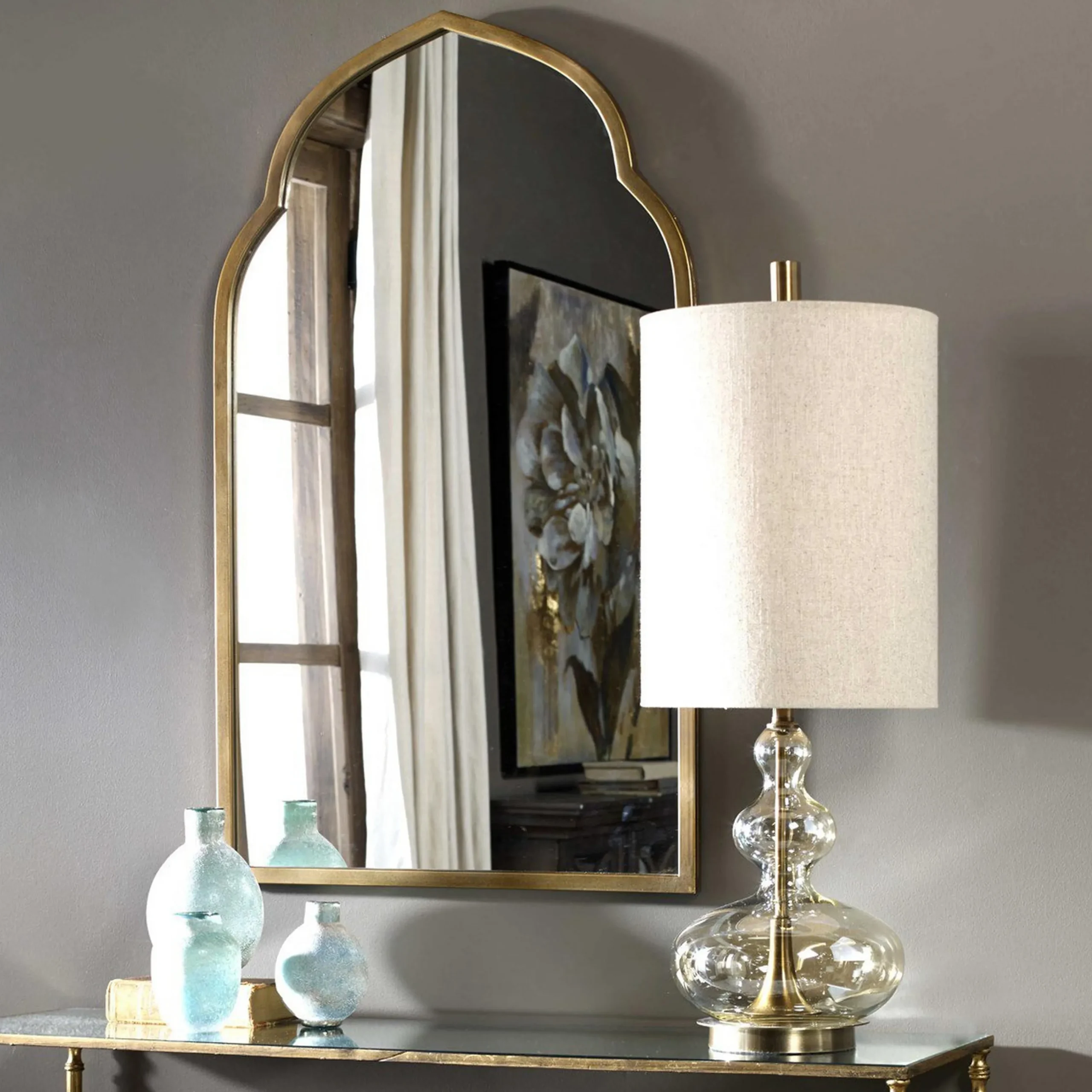 Melted Curves Buffet Lamp
