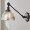 Mercury Glass Dome Swivel Swing Arm