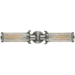 Mesh Double Cylinder Sconce