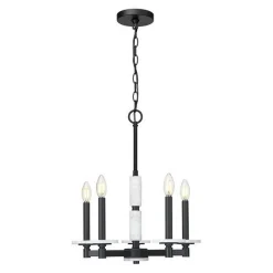 Mestra Alabaster Chandelier - 5 Light
