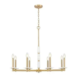 Mestra Alabaster Chandelier - 8 Light