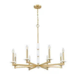 Mestra Alabaster Chandelier - 8 Light