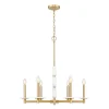 Mestra Alabaster Chandelier - 6 Light