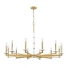 Mestra Alabaster Chandelier - 12 Light