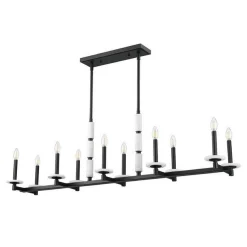 Mestra Alabaster Island Chandelier - 10 Light