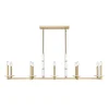 Mestra Alabaster Island Chandelier - 10 Light