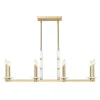 Mestra Alabaster Island Chandelier - 8 Light
