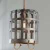 Metal Bushel Basket Pendant - Small