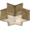Metal Star Ceiling Light