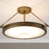 Mid-Century Retro Semi-Flush Ceiling Light - 4 Light