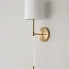 Minimalist Acrylic Rod Sconce