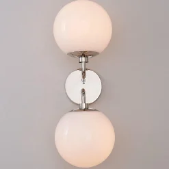 Minimalist Globe Sconce - 2 Light