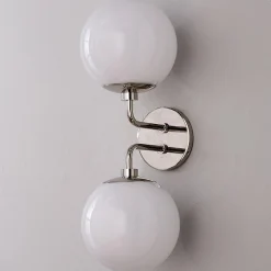 Minimalist Globe Sconce - 2 Light