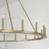 Minimalist Iron Ring Chandelier - 20 Light