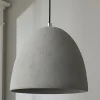 Mira Concrete Dome Pendant