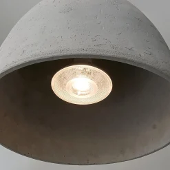Mira Concrete Dome Pendant
