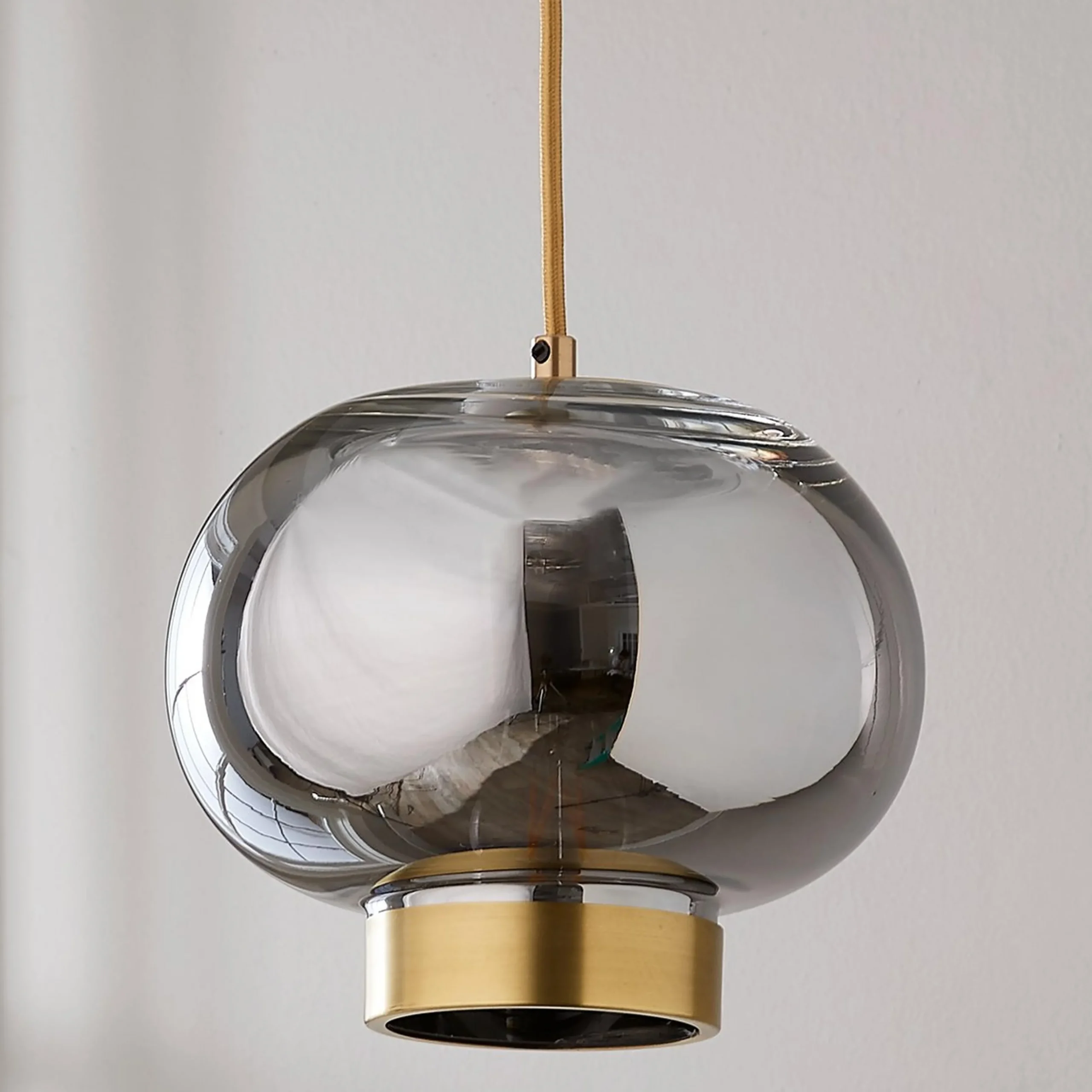 Mirrored Bulb Pendant
