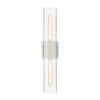 Mirza Clear Glass Bath Sconce - 2 Light