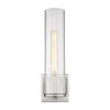 Mirza Clear Glass Bath Sconce - 1 Light