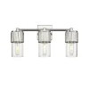 Mirza Clear Glass Vanity Light - 3 Light