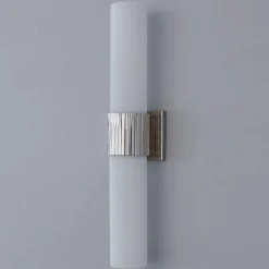 Mirza Opal Glass Bath Sconce - 2 Light