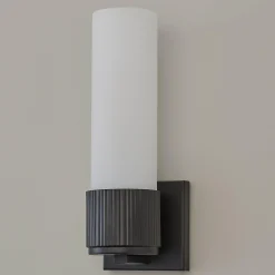 Mirza Opal Glass Bath Sconce - 1 Light