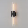 Mixed Metal Tube Sconce - Large