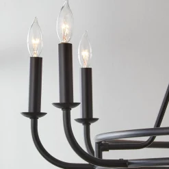 Moderately Modern Two-Tier Chandelier